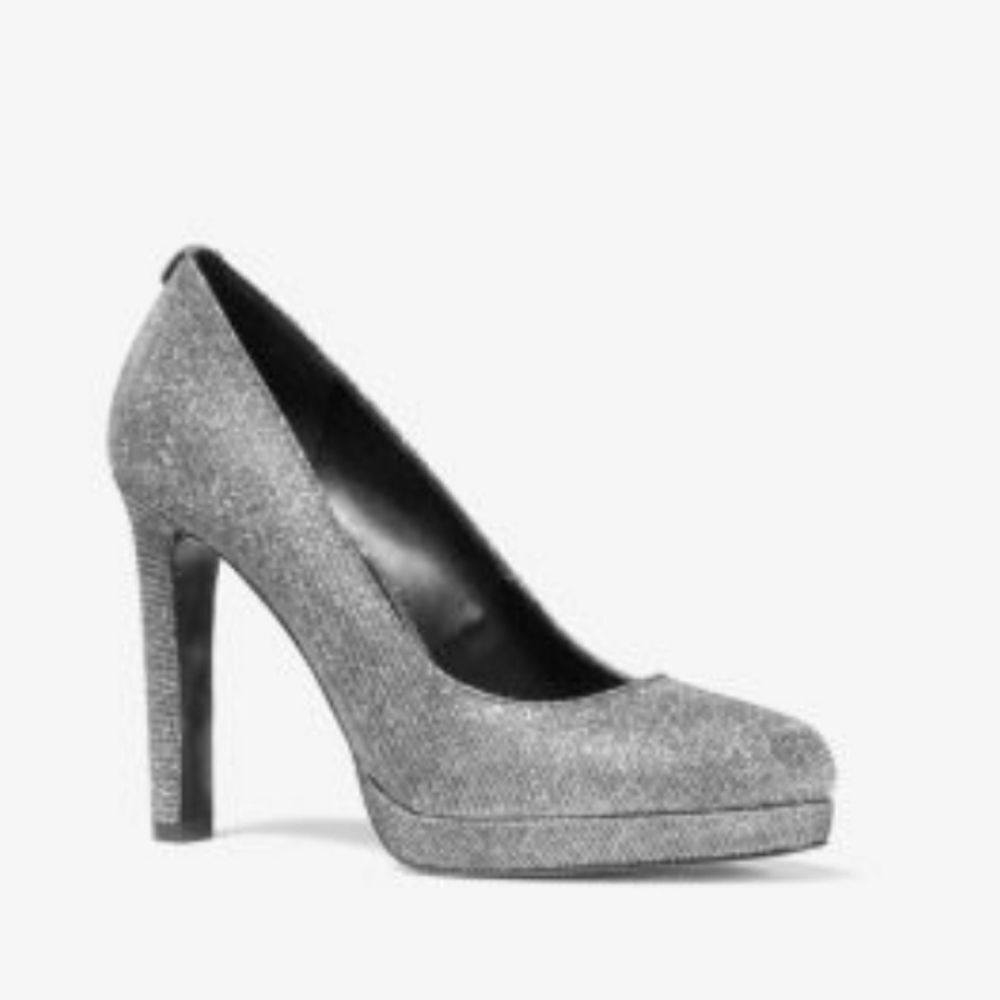 Michael Kors Ethel Pump Leather Slip On Pumps Sz 9.5M